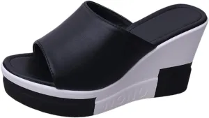 Platform Sandals Women Wedge Cork Footbed Adjustable Crisscross Straps Lightweight Flatform Sandals Casual Walking Beach Outfits 2025 Spring and Summer Vacation