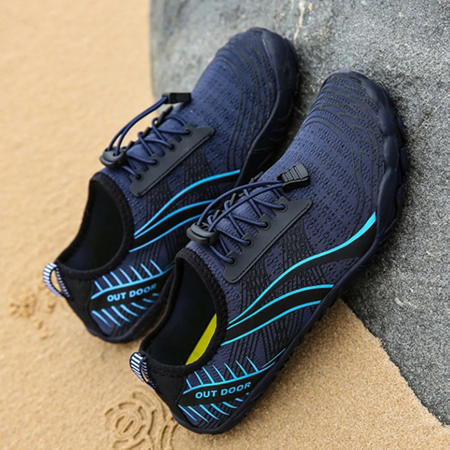 Quick Dry Water Shoes Women Men Barefoot Aqua Beach Swim Pool Surf Yoga Hiking Breathable Non Slip Lightweight Wide Toe Outdoor Sports