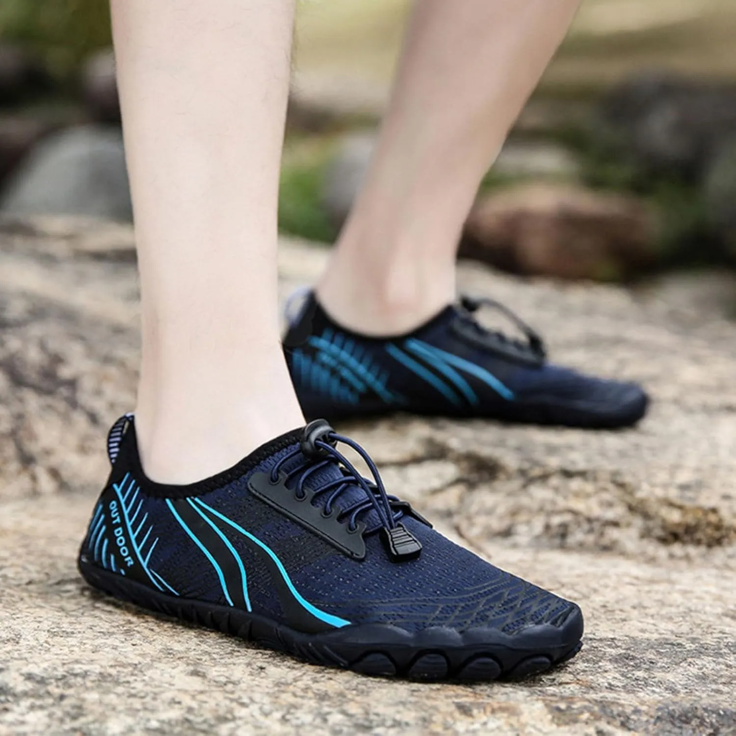 Quick Dry Water Shoes Women Men Barefoot Aqua Beach Swim Pool Surf Yoga Hiking Breathable Non Slip Lightweight Wide Toe Outdoor Sports