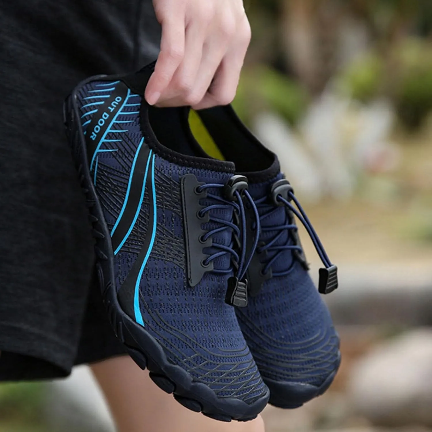 Quick Dry Water Shoes Women Men Barefoot Aqua Beach Swim Pool Surf Yoga Hiking Breathable Non Slip Lightweight Wide Toe Outdoor Sports