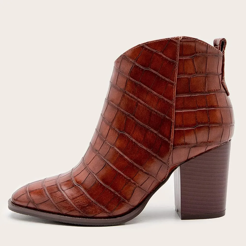 Roimaash Women Fashion Autumn Shoes Block Heels