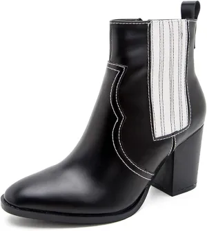 Roimaash Women Fashion Autumn Shoes Block Heels
