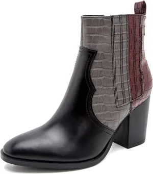 Roimaash Women Fashion Autumn Shoes Block Heels
