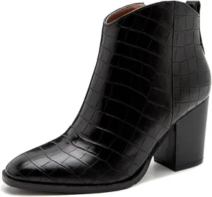 Roimaash Women Fashion Autumn Shoes Block Heels