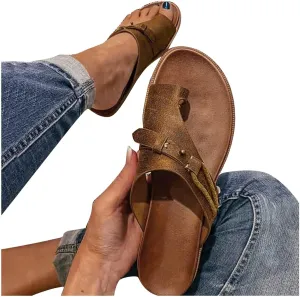 Sandalias para Mujer Elegantes, Flip Flops for Women Summer Beach Casual Sandals Comfortable Comfy Flip Flops
