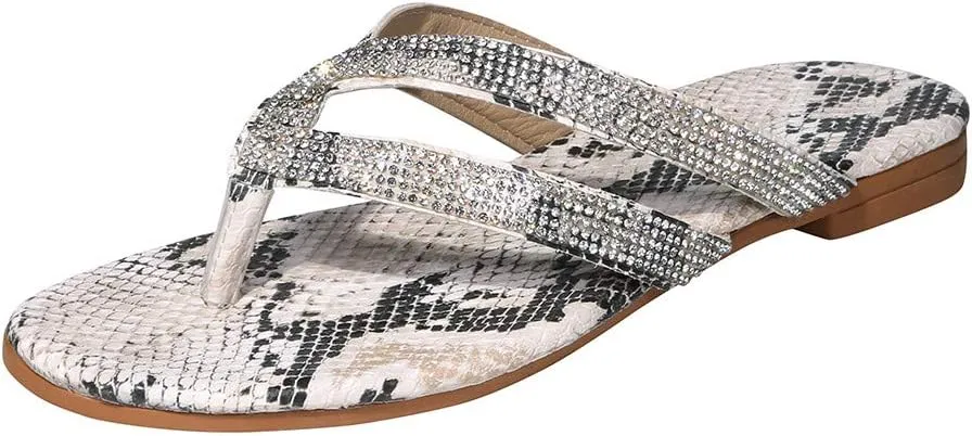 Sandals for Women Flat,Women's 2020 T-Strap Comfy Platform Sandal Shoes Summer Beach Travel Fashion Slipper Flip Flops