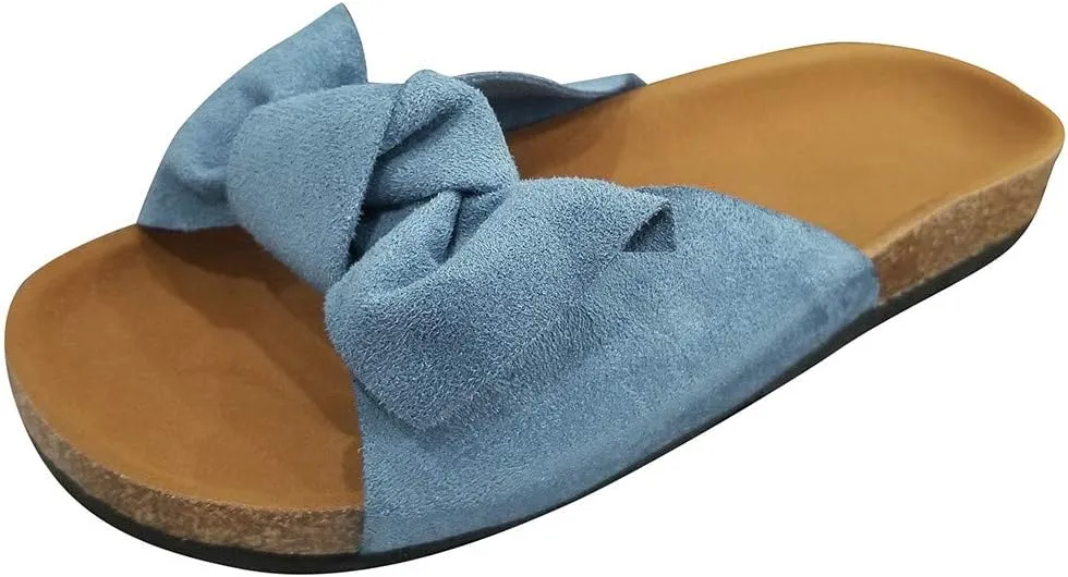 Sandals for Women Wide Width,Women's 2020 Comfy Platform Sandal Shoes Summer Beach Travel Fashion Slipper Flip Flops