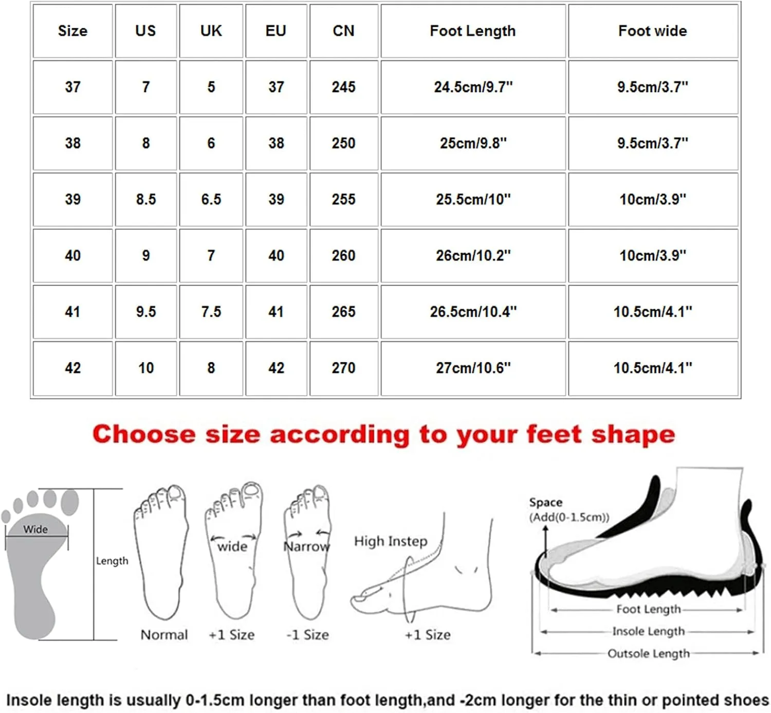 SBGMoSJ Platform Sneakers for Women 6 Wide Zapatos Negros para Mujer Womens Size 11.5 Wide Casual Shoes White High Top Platform Sneakers for Women Slip On Sneakers Woman