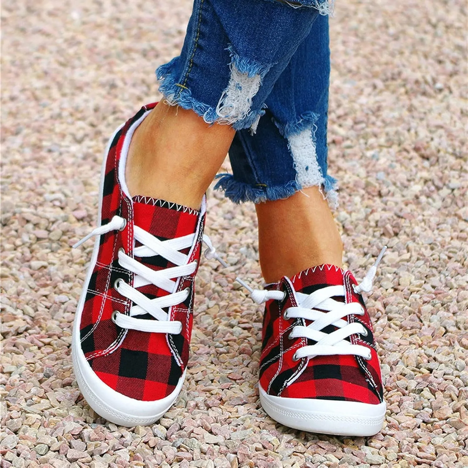 SBGMoSJ Platform Sneakers for Women 6 Wide Zapatos Negros para Mujer Womens Size 11.5 Wide Casual Shoes White High Top Platform Sneakers for Women Slip On Sneakers Woman