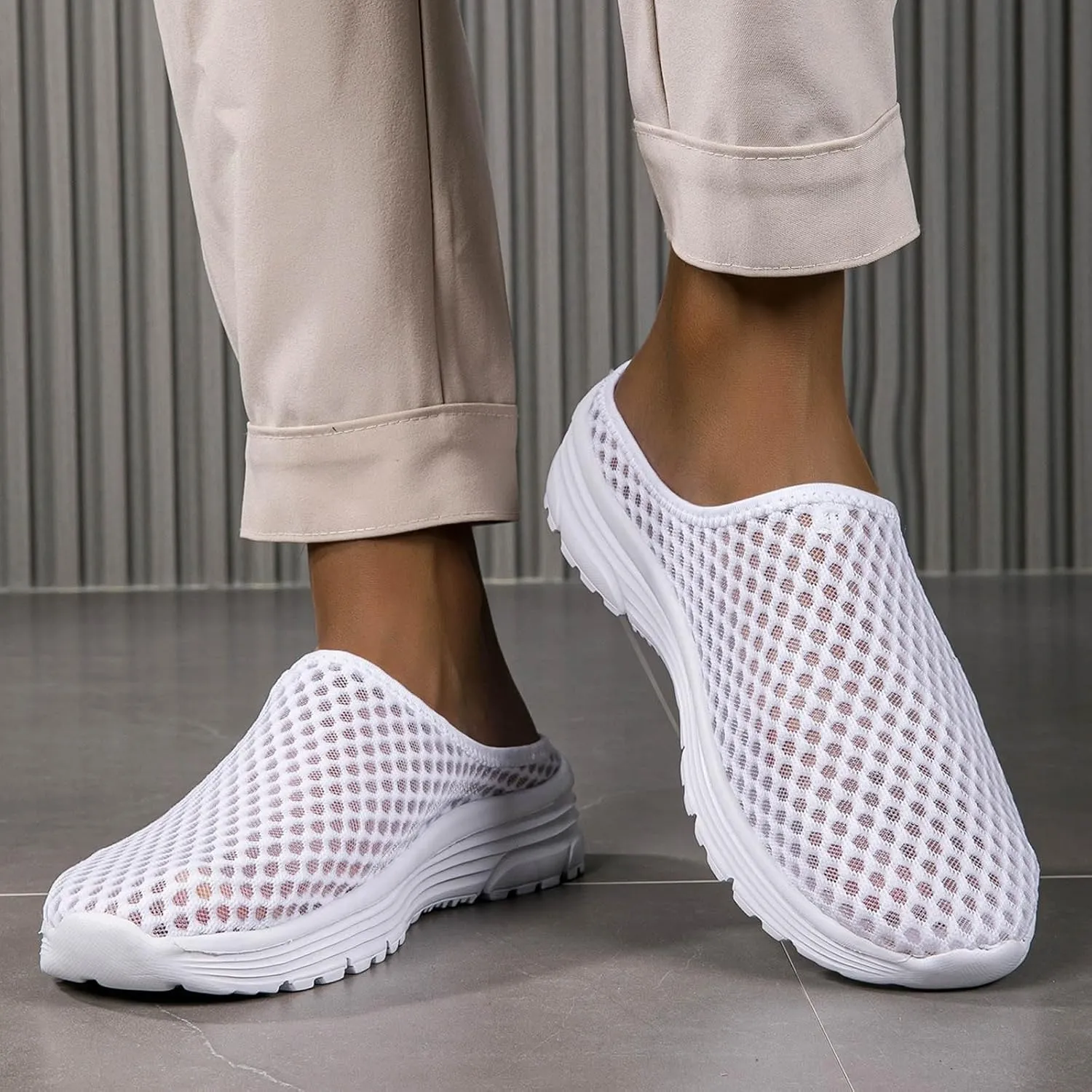 Shoes for Men Tennis Trainer Tennis Shoes for Mens White Sneakers Mens Slip on Walking Shoes Blade Tennis Shoes