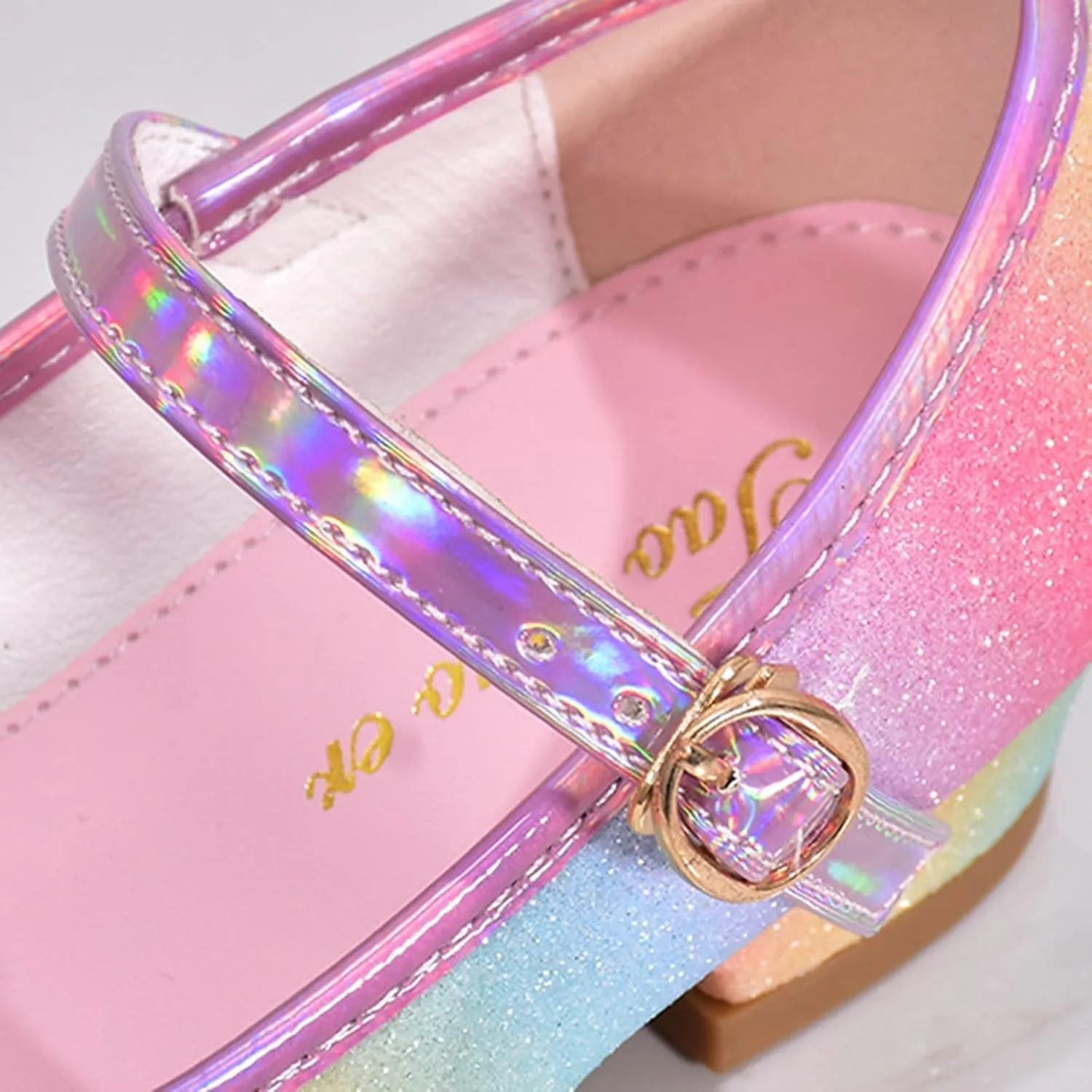 Shoes Low Heel Little Girls Cute Bowknot Sparkle Mary Jane Flower Girls Wedding Toddler Girl Dress Shoes