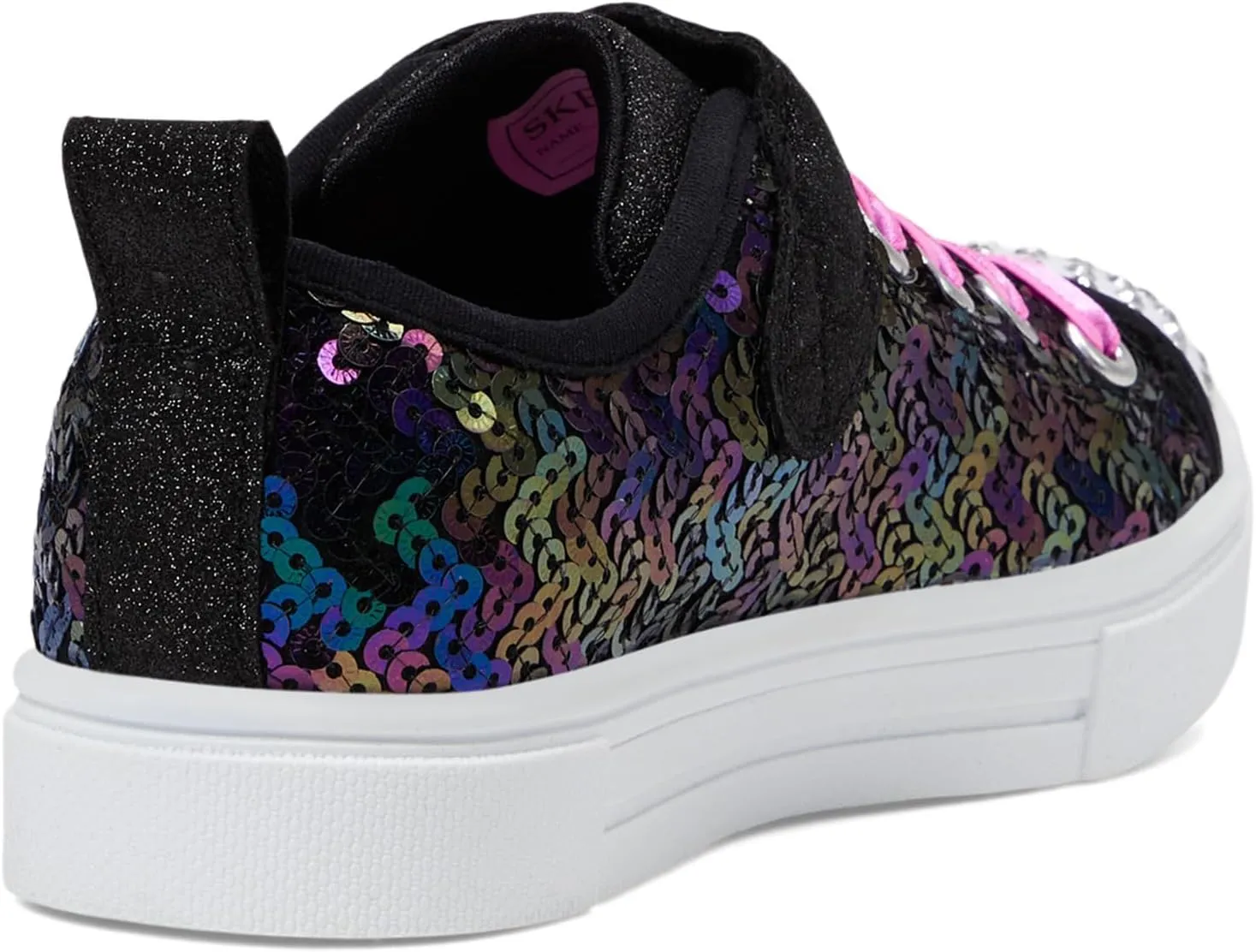 SKECHERS Girl's Twinkle Sparks-Sequin Party Sneaker