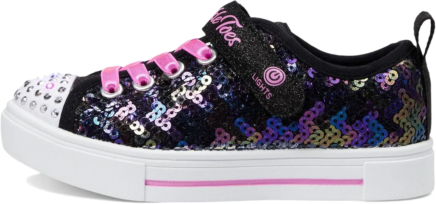 SKECHERS Girl's Twinkle Sparks-Sequin Party Sneaker