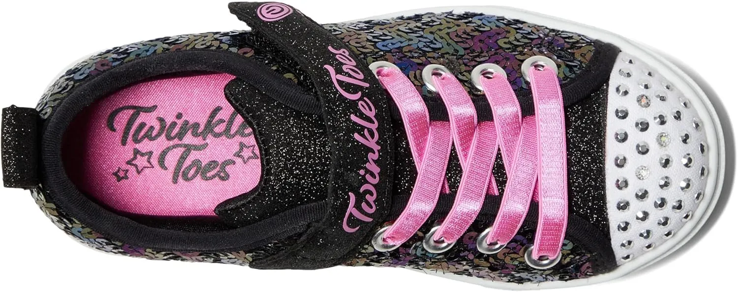 SKECHERS Girl's Twinkle Sparks-Sequin Party Sneaker