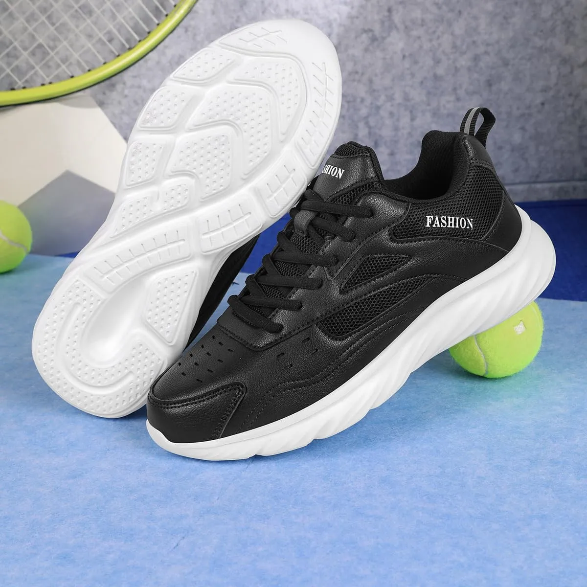 Tennis Shoes - Womens & Mens Non Slip Pickleball, Lightweight Fashion Indoor/Outdoor Court & Casual Walking, Volleyball Shoes