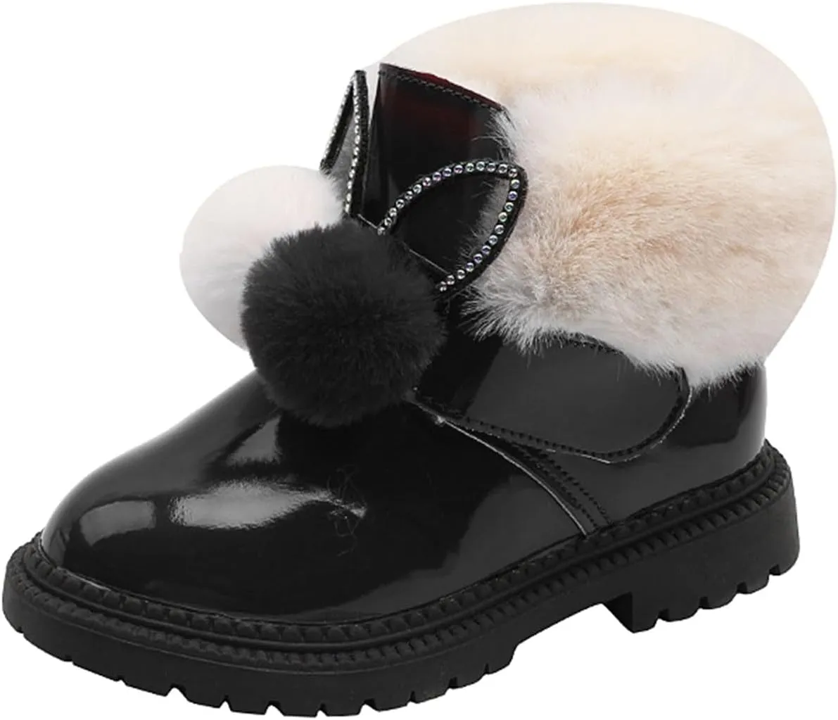 Toddler Boots Boots for Girls Kids Little Big Girls Boots Lace-Up/Zipper Outdoor Ankle Shoes Ankle Boots Toddler Winter boots