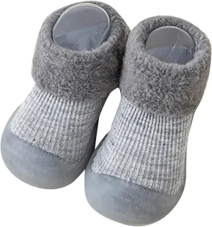 Toddler Girl Shoes,Boys Girls Animal Cartoon Socks Shoes Fleece WarmThe Floor Shoes Non Slip Prewalker Kawaii Shoes