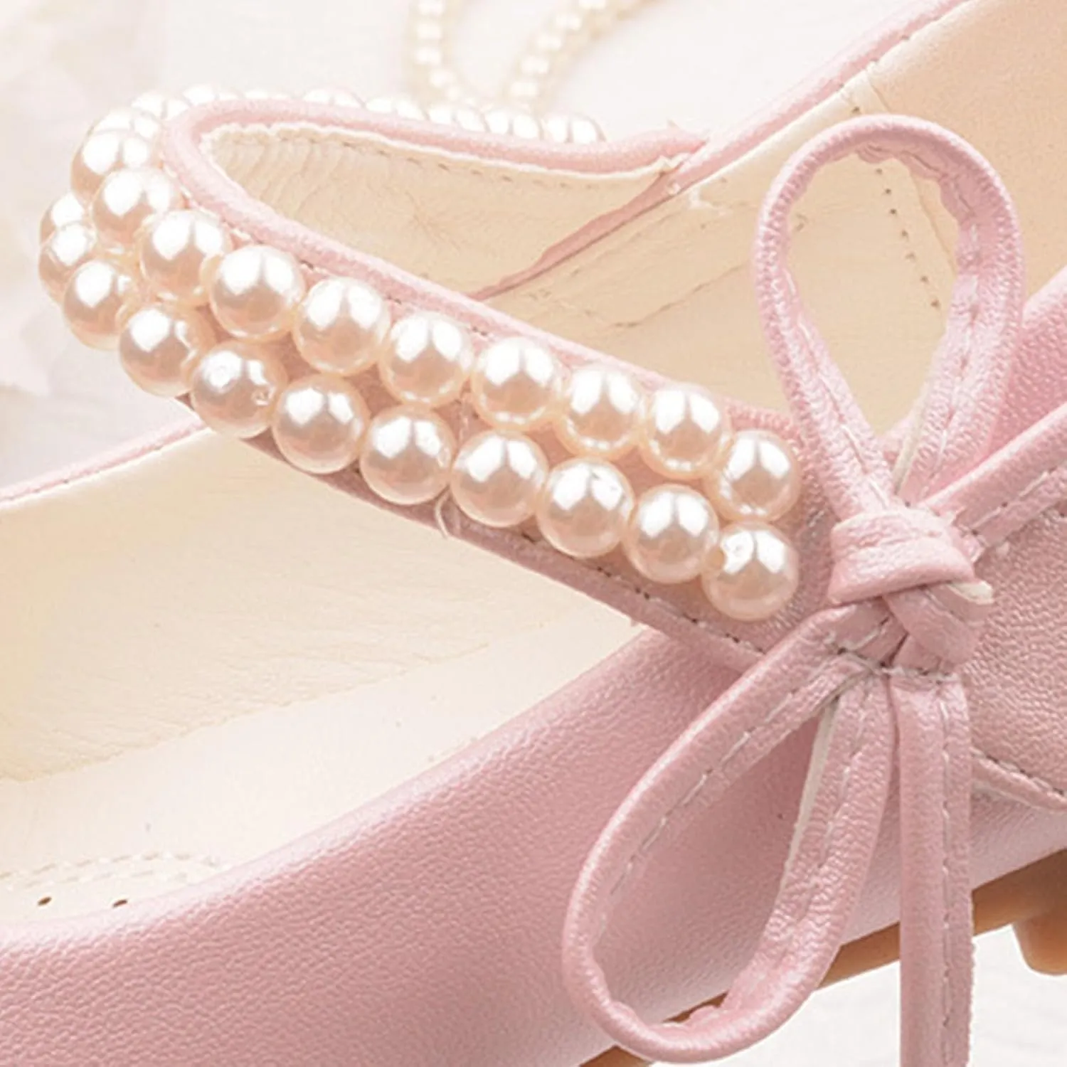 Toddler Girl's Dress Mary Jane Ballet Flats Bow Flower Girl Wedding Party Ballerina Flat Shoes for Girls
