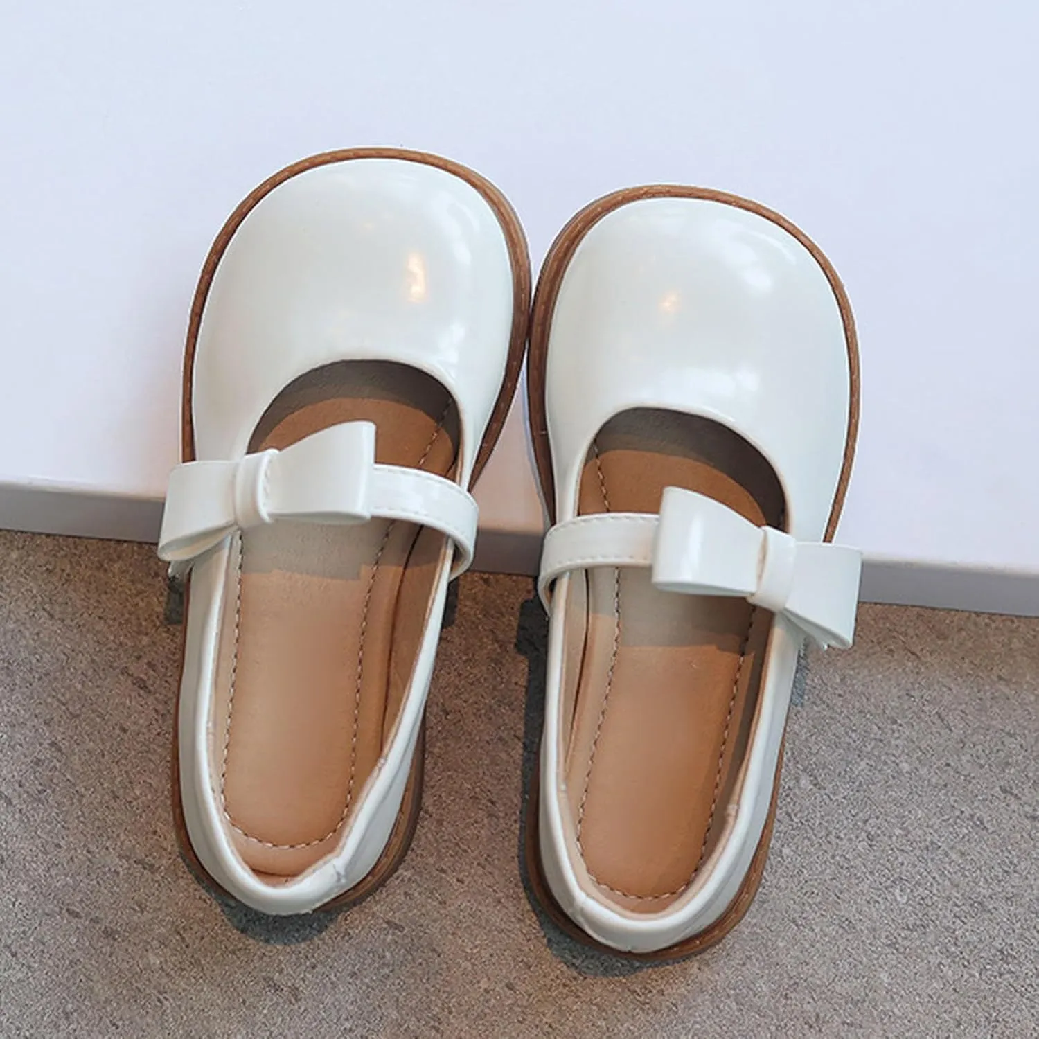 Toddler Girls Dress Shoes Little Girls Loafers School Uniform Mary Jane Flats for Girls Toddler Girl Church Shoes