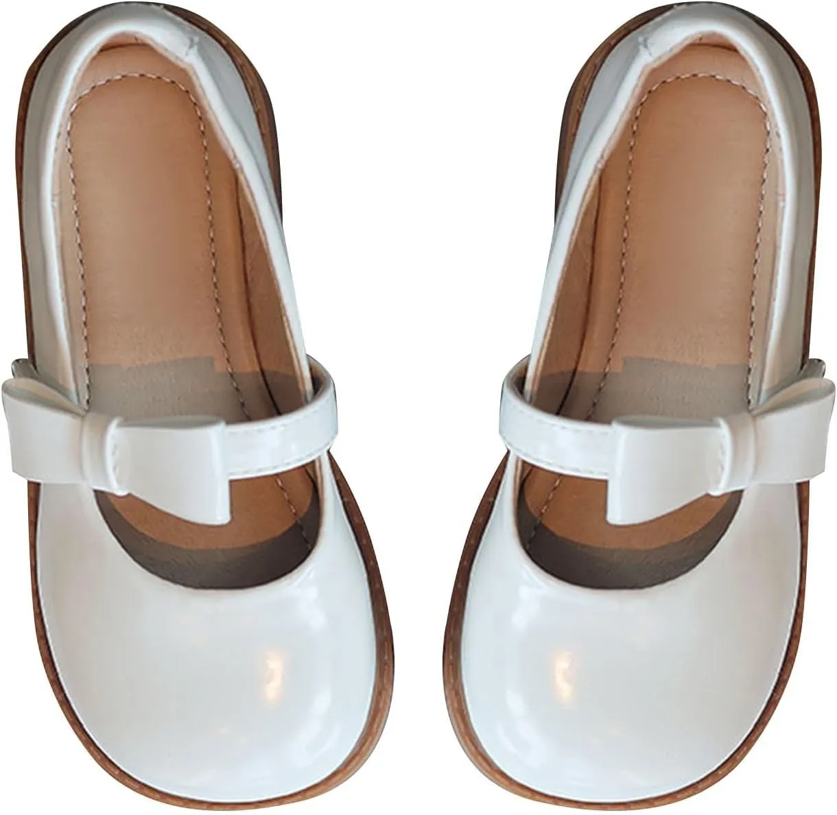 Toddler Girls Dress Shoes Little Girls Loafers School Uniform Mary Jane Flats for Girls Toddler Girl Church Shoes