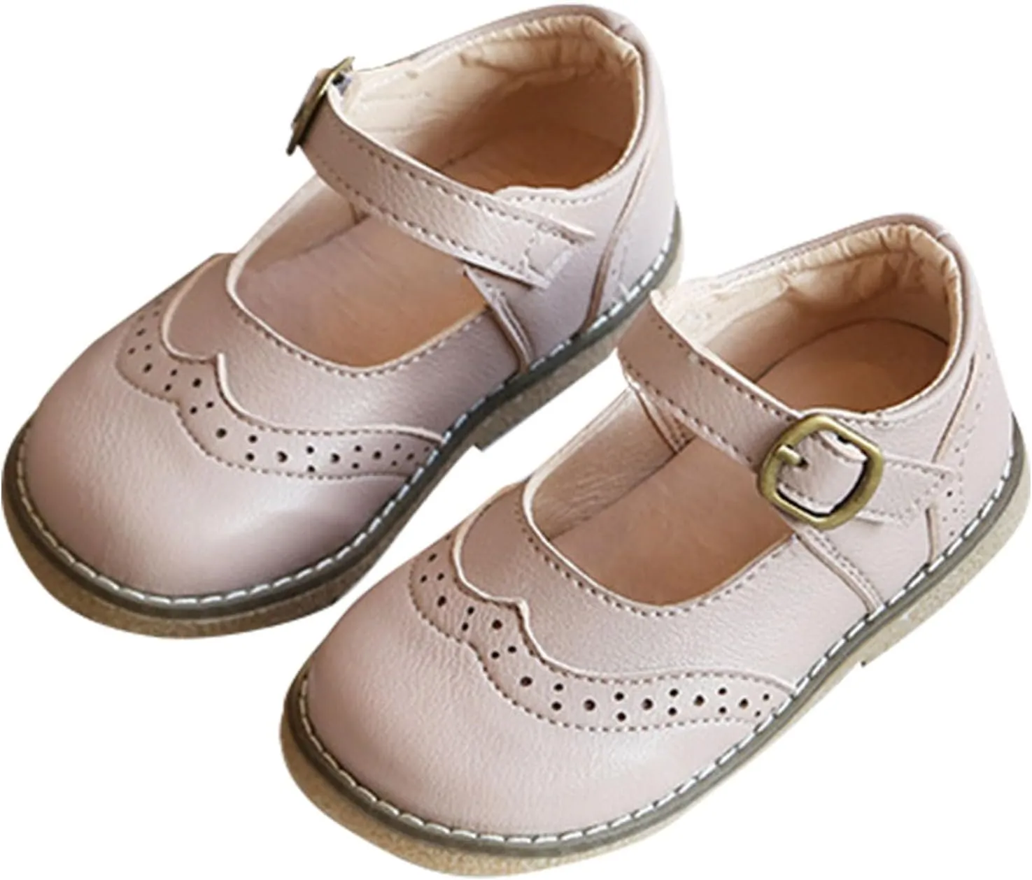 Toddler Girls Dress Shoes Mary Jane Ballet Flats Flower Girl Dress Shoes School Party Tea Party Dresses for Girls