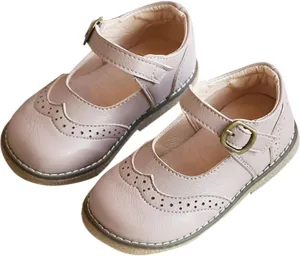 Toddler Girls Dress Shoes Mary Jane Ballet Flats Flower Girl Dress Shoes School Party Tea Party Dresses for Girls