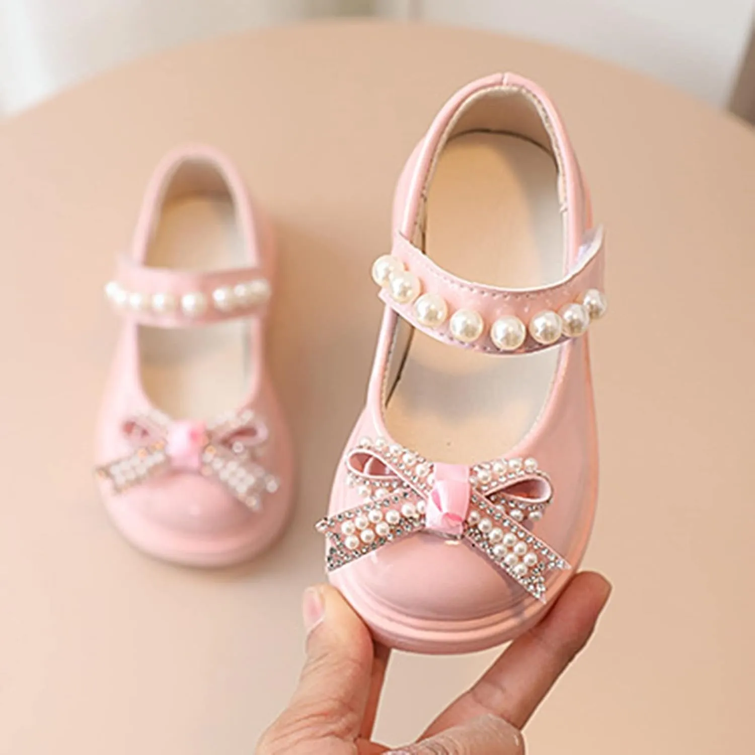 Toddler Girls Platform Mary Jane Shoes Bow Girls Dress Shoes Little Girl School Uniform Oxford Shoes for Kids Flats