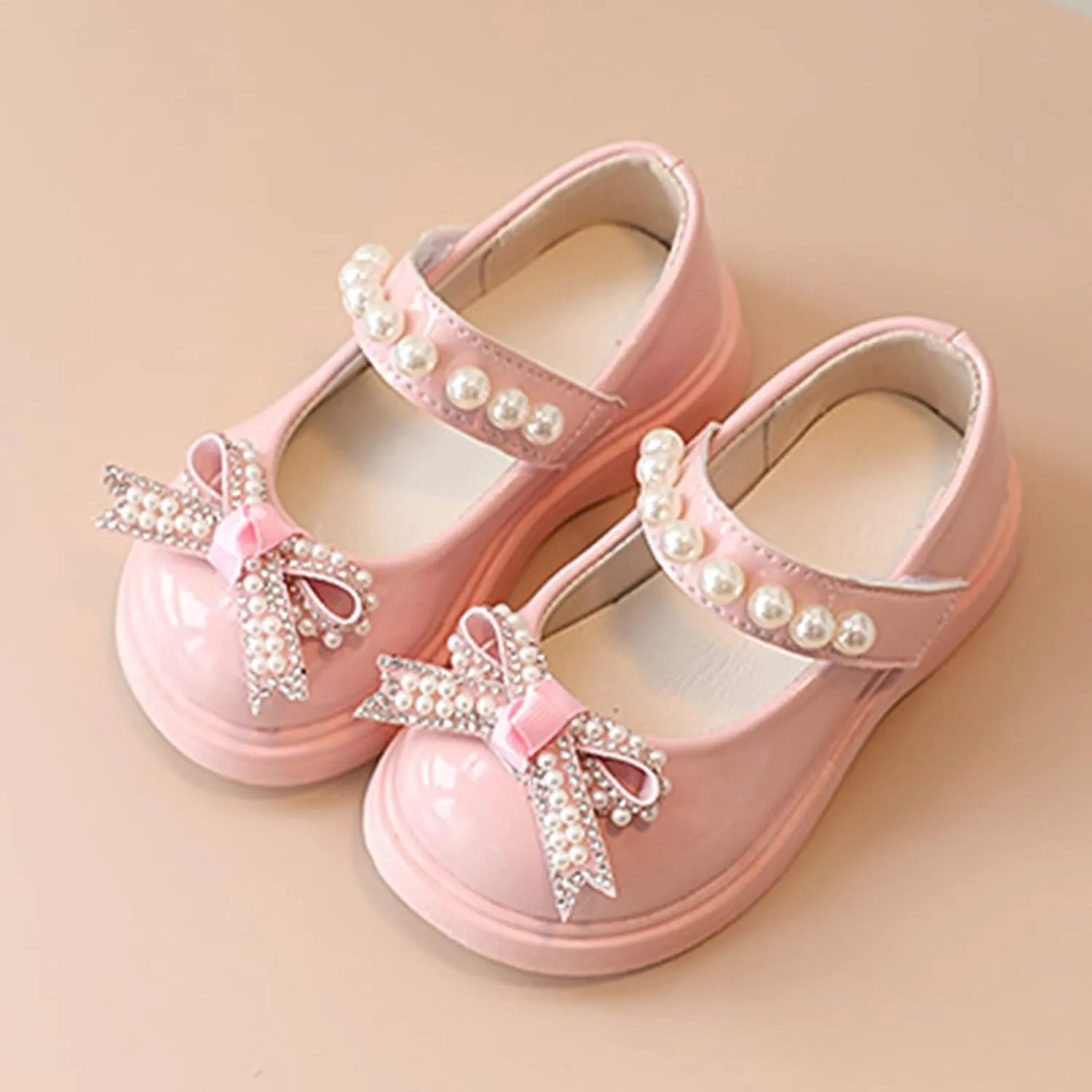 Toddler Girls Platform Mary Jane Shoes Bow Girls Dress Shoes Little Girl School Uniform Oxford Shoes for Kids Flats
