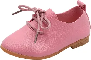 Toddler Little Girls Boys British Style Lace-Up Saddle Shoes Casual xfords Baptism School niform Loafer Shoes