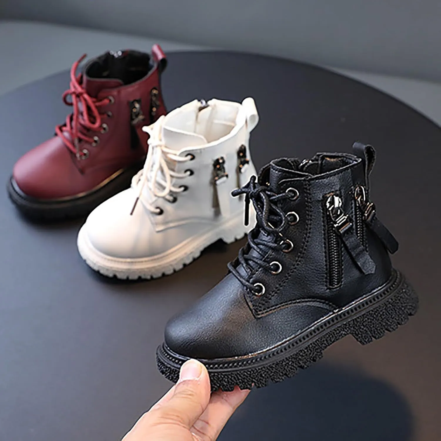 Toddler Snow Boots Warm Cozy Anti-Slip Mid Calf Winter Shoes Baby Winter Snow Boots for Infant Boys Girls Shoes