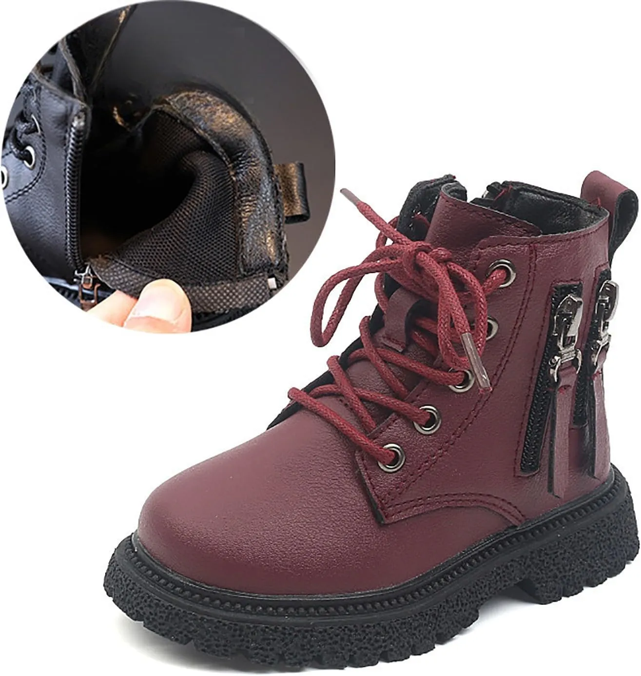 Toddler Snow Boots Warm Cozy Anti-Slip Mid Calf Winter Shoes Baby Winter Snow Boots for Infant Boys Girls Shoes