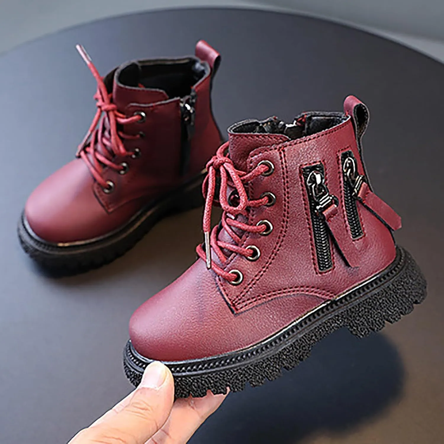Toddler Snow Boots Warm Cozy Anti-Slip Mid Calf Winter Shoes Baby Winter Snow Boots for Infant Boys Girls Shoes