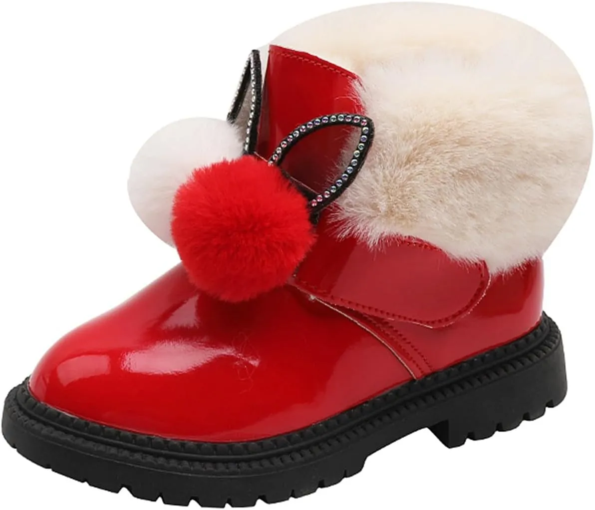 Toddler Winter Boots Boots for Girls Kids Little Big Girls Boots Lace-Up/Zipper Outdoor Ankle Shoes Ankle Boots Toddler Winter boots