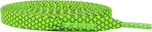 VASGO Flat Shoe Laces Reflective for Sneaker 10 Different Lengths 12 Colors