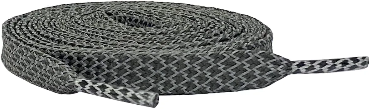 VASGO Flat Shoe Laces Reflective for Sneaker 10 Different Lengths 12 Colors
