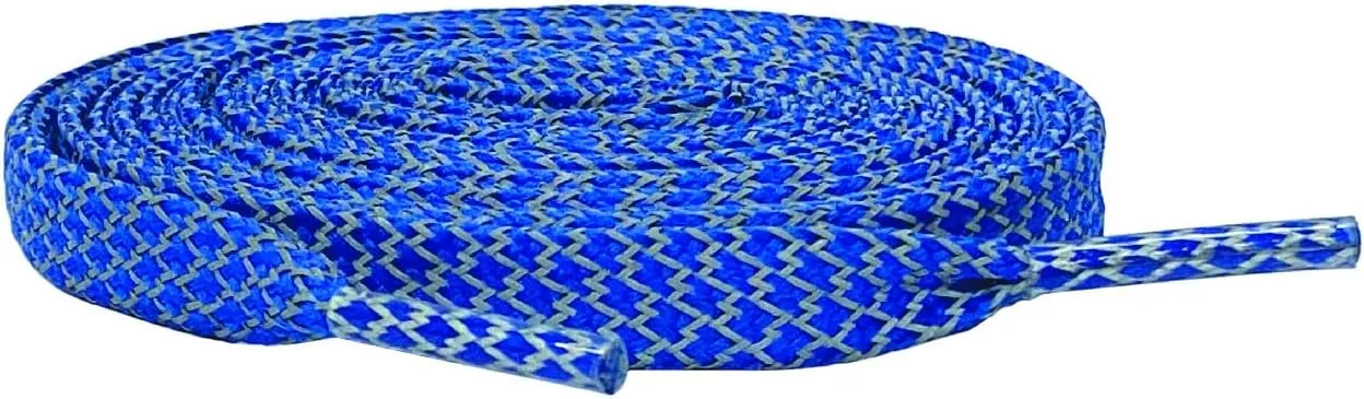 VASGO Flat Shoe Laces Reflective for Sneaker 10 Different Lengths 12 Colors