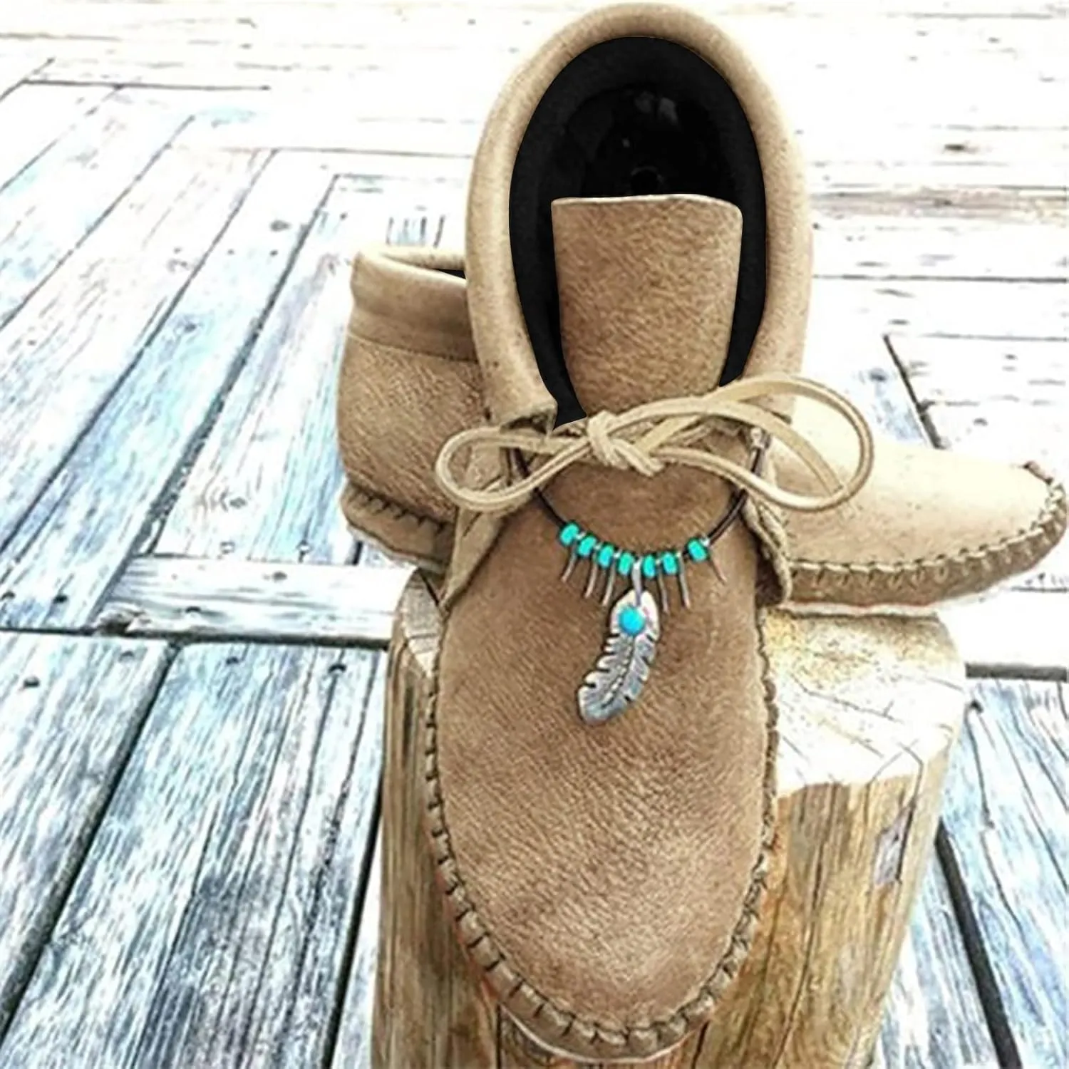 Vintage Short Boot Women Casual Sherpa Fleece Lined Warm Ankle Boots Winter Thermal Shoes Lace Up Flat Booties