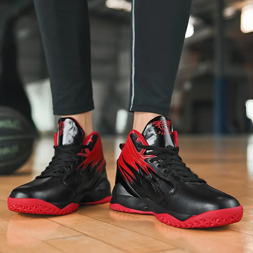 WILTENA Fashion Men's Anti Slip Basketball Shoes Boy's Athletic Running Tennis Casual Youth Sneakers