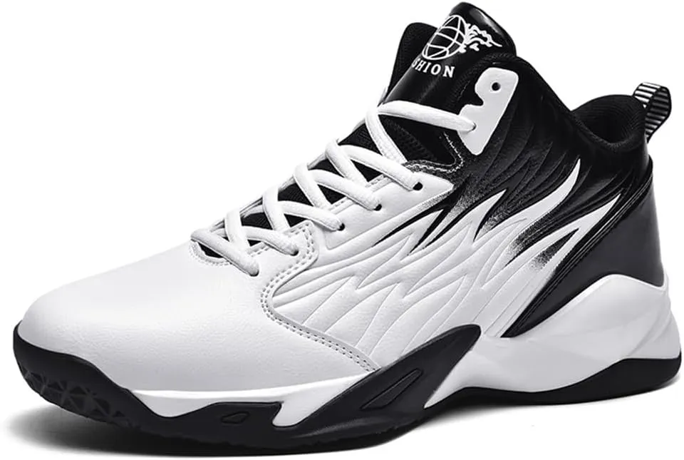 WILTENA Fashion Men's Anti Slip Basketball Shoes Boy's Athletic Running Tennis Casual Youth Sneakers