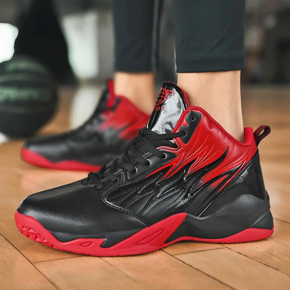 WILTENA Fashion Men's Anti Slip Basketball Shoes Boy's Athletic Running Tennis Casual Youth Sneakers