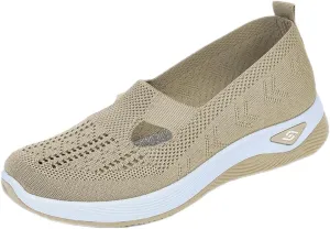 Women's Sandals Orthopedic Arch Support Sandals Memory Foam Sandals Mesh Breathable Soft Sneakers Slip on Walking Shoes