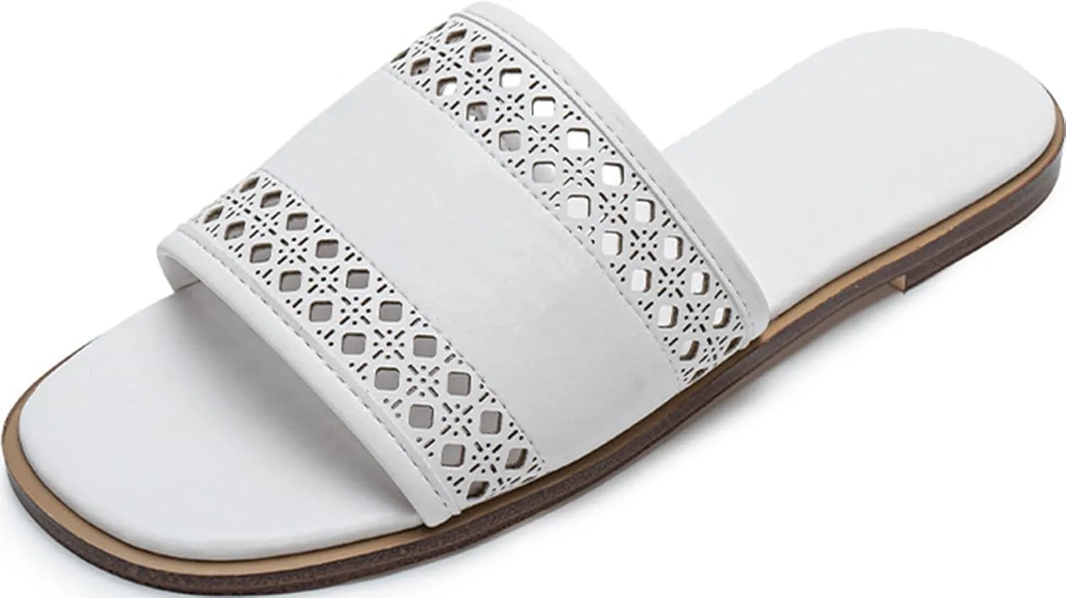 Women's Slide Sandals Comfortable Memory Foam Sandals Summer Beach Slip On Slippers