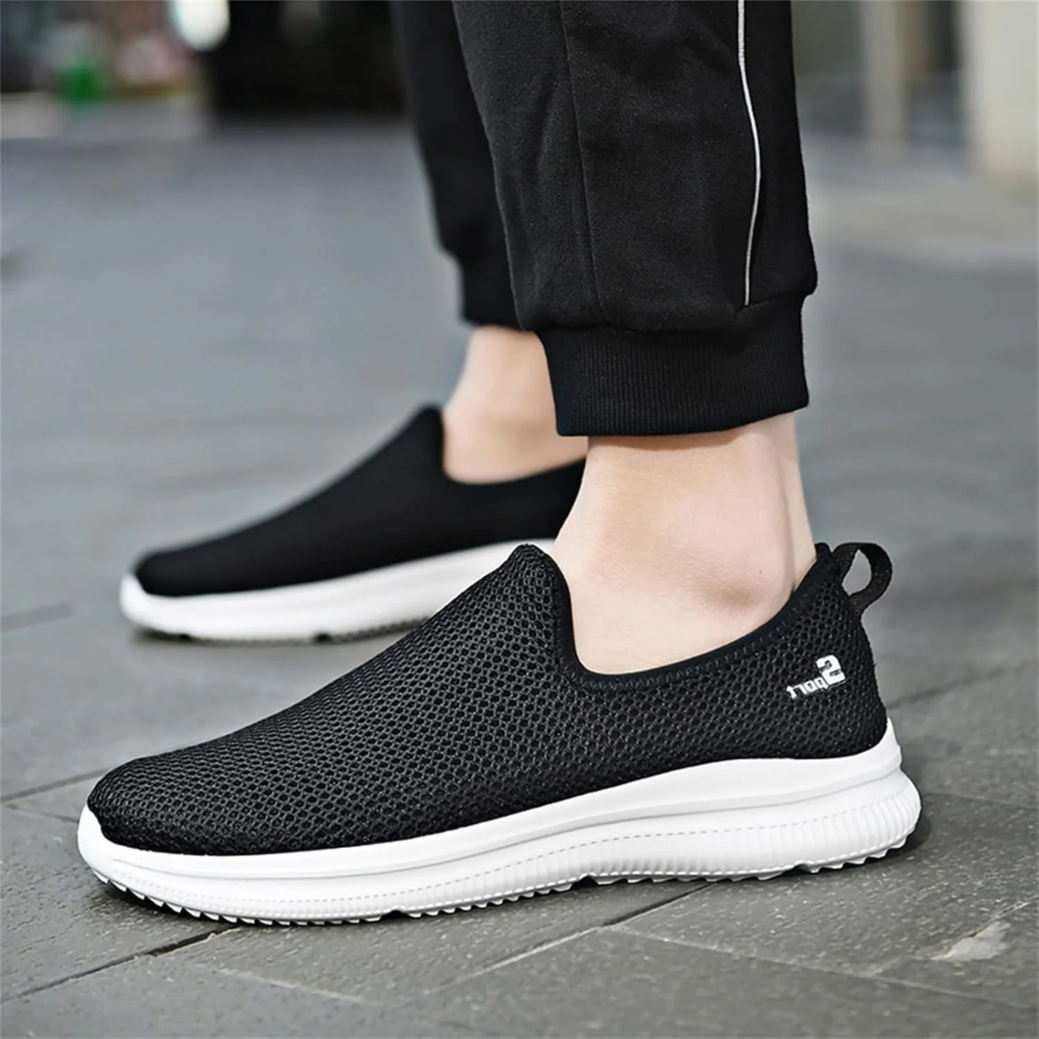 Women’s Slip-On Shoes Casual Lace-Free Walking Loafers Mens Running Shoes Wide Feet Men's Casual Dress Shoes Black Platform Sneaker Brown Tennis Shoe Casual Loafers