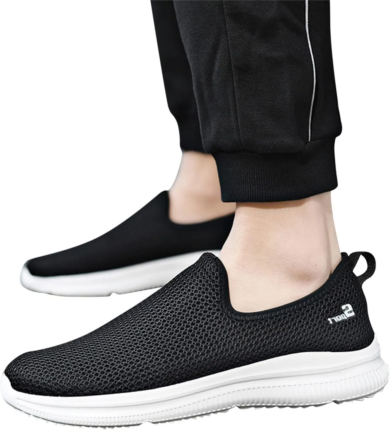 Women’s Slip-On Shoes Casual Lace-Free Walking Loafers Mens Running Shoes Wide Feet Men's Casual Dress Shoes Black Platform Sneaker Brown Tennis Shoe Casual Loafers