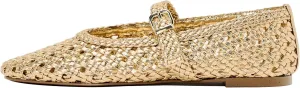 Woven Flats for Women Breathable Mesh Ballet Flats with Cute Bows, Dressy Fishnet Shoes with Round Toe for Comfort and Style